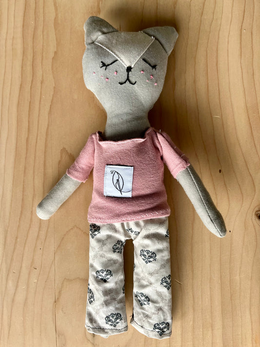 Stoffpuppen Katzen