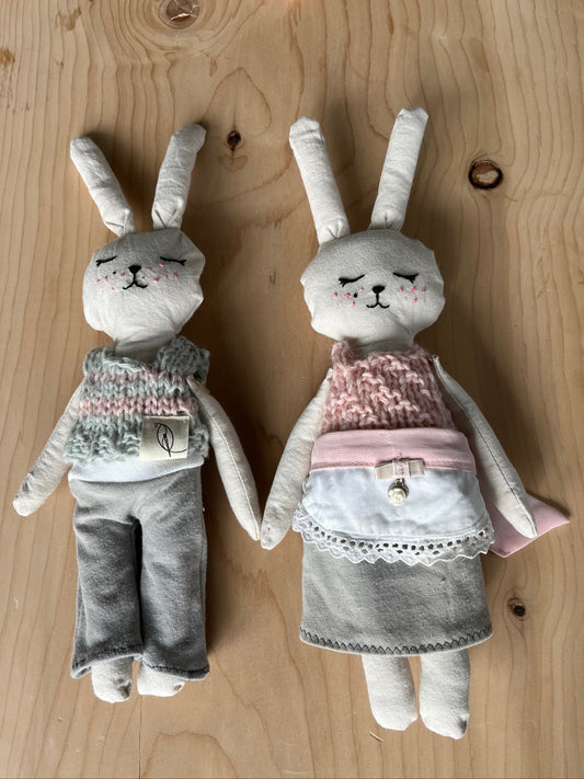 Stoffpuppen Hase