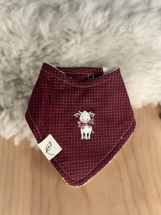 Weihnachtliches Dreieck-Lätzli Grösse verstellbar