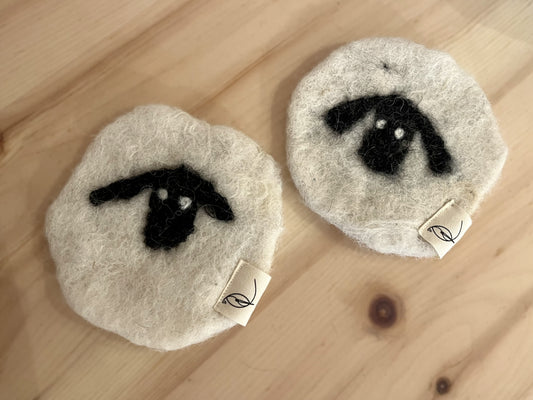 Tassen Filzunterlagen (paar)