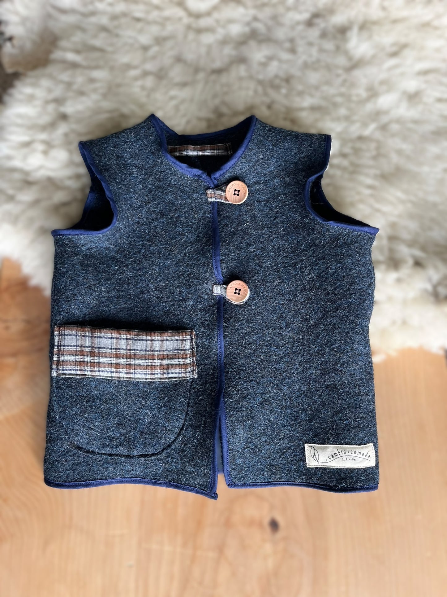 Merino Walkgilet 62-78
